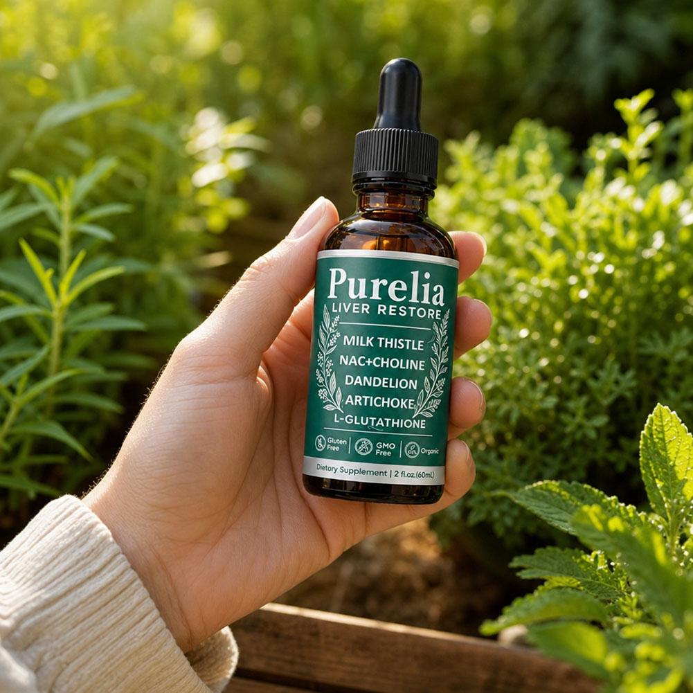Herbal Wellness Formula - 60ml Purelia Liver Restore Liquid Drops