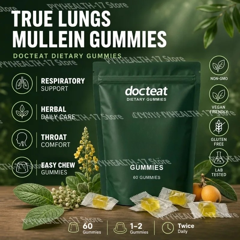 Herbal Wellness Formula - True Lungs Herbal Gummies Respiratory Lung