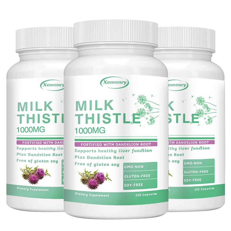 Milk Thistle Capsules 1000mg - - огляд і ціна Milk Thistle Silymarin