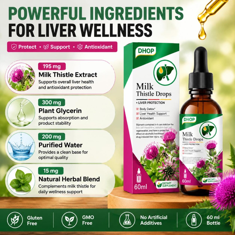 DHOP Milk Thistle Drops Silyma - огляд і ціна Milk Thistle Silymarin