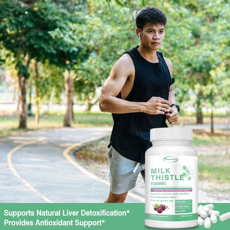 Liver Detox Cleanse - with Mil - огляд і ціна Milk Thistle Silymarin