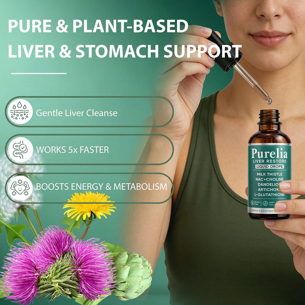Purelia Liver Restore Liquid D - огляд і ціна Herbal Wellness Formula