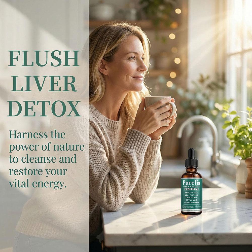 Purelia Liver Restore Liquid D - огляд і ціна Herbal Wellness Formula