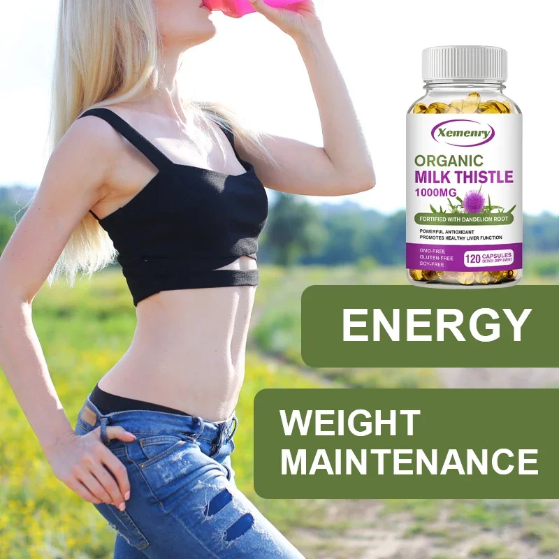 Milk Thistle Capsules 1000 Mg  - огляд і ціна Milk Thistle Silymarin