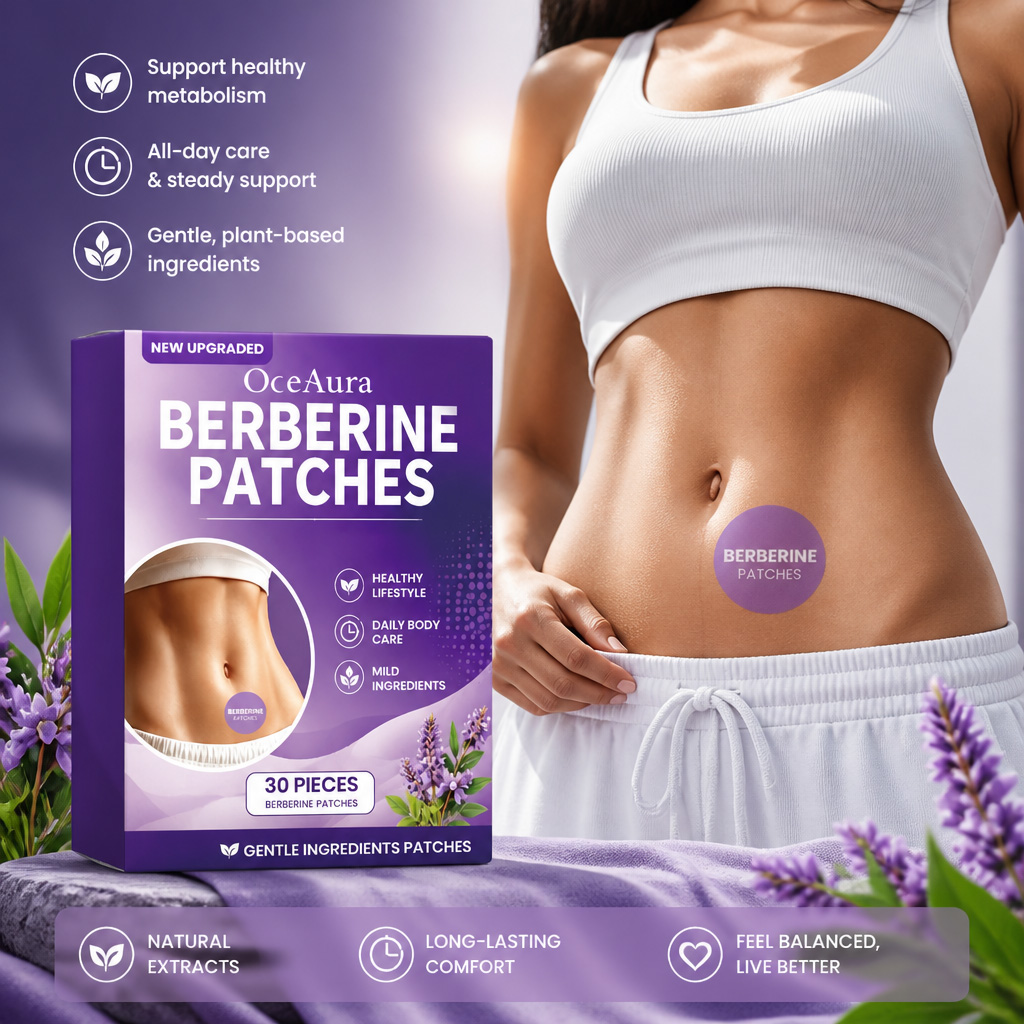 OceAura Berberine Care Patches - огляд і ціна Herbal Wellness Formula
