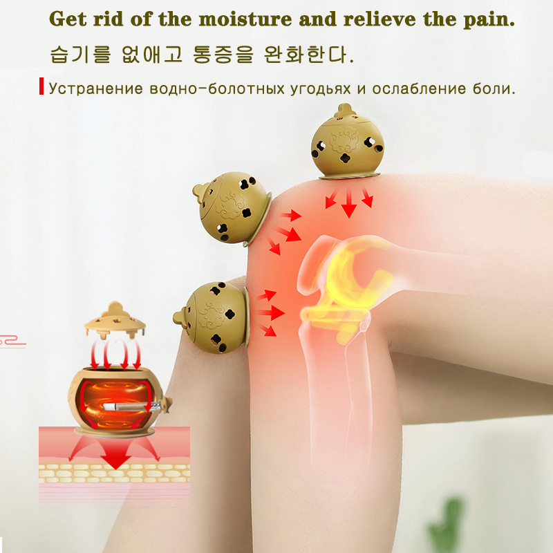 Cupping Massage Moxa Burner –  - огляд і ціна Herbal Wellness Massage