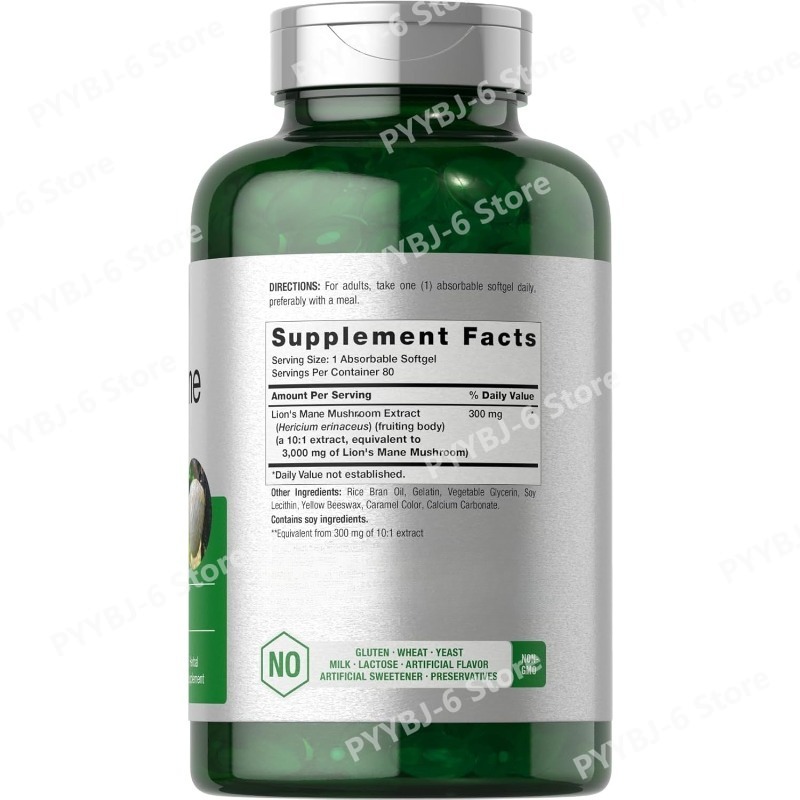 Lion's Mane Mushroom Extract N - огляд і ціна Herbal Wellness Formula