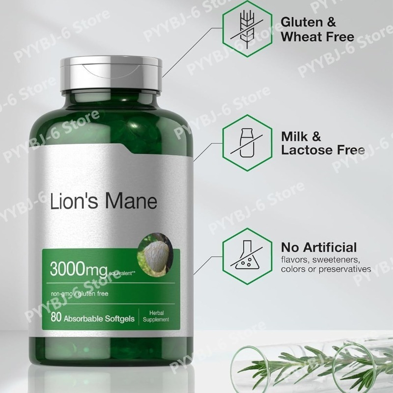 Lion's Mane Mushroom Extract N - огляд і ціна Herbal Wellness Formula